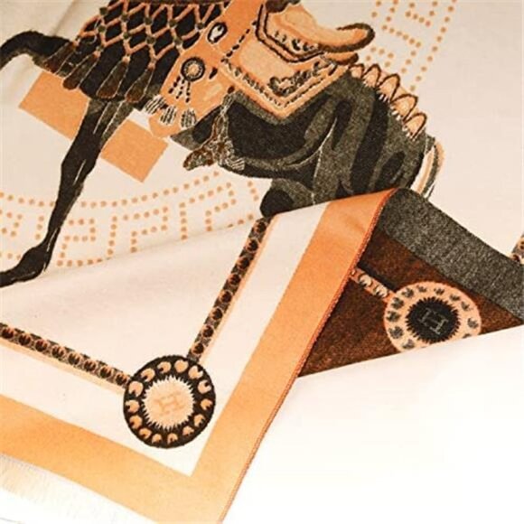 Women's Pashmina Silky Shawl Wrap Blanket Open Front Poncho Cape - Picture 9 of 9